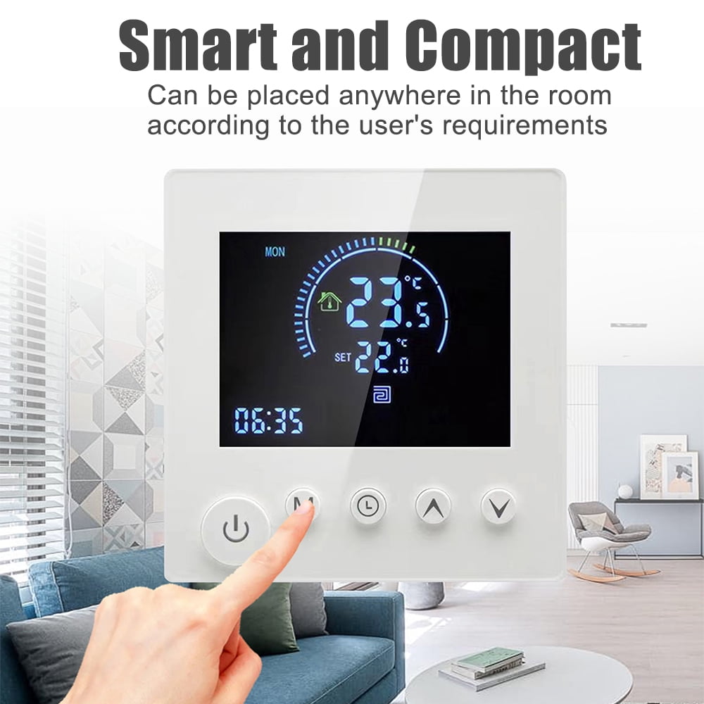 Pinnaco WiFi Smart Thermostat with LCD Display