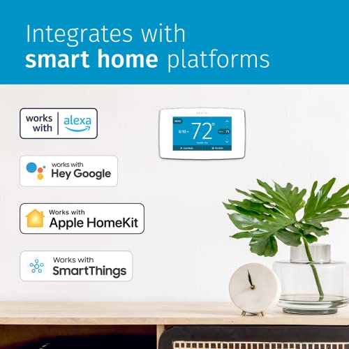 Emerson Sensi Touch Wi-Fi Smart Thermostat, White