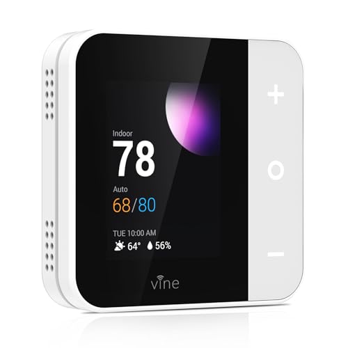 Vine WiFi Smart Thermostat with Touchscreen Display