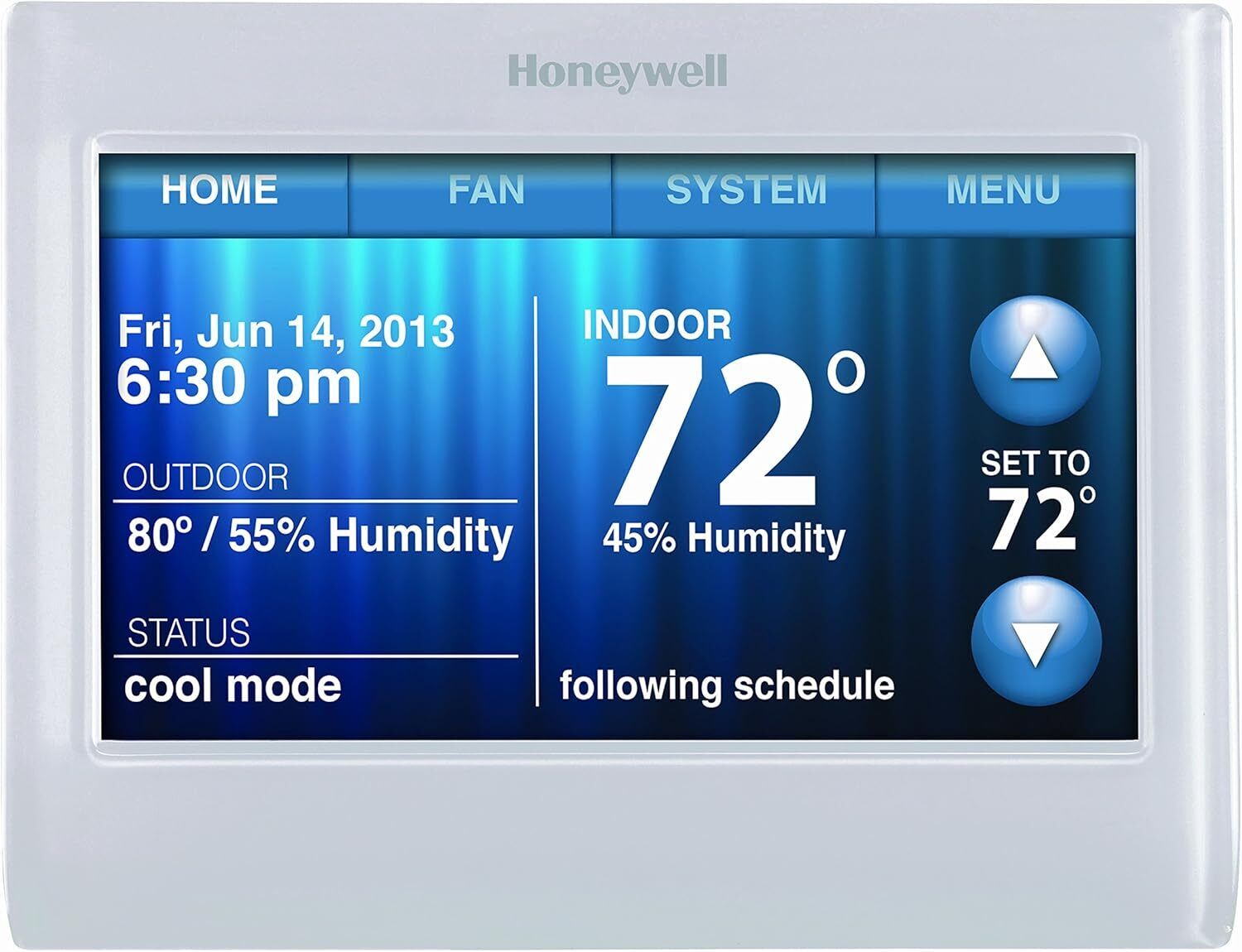 Honeywell Wi-Fi 9000 Color Touchscreen Thermostat