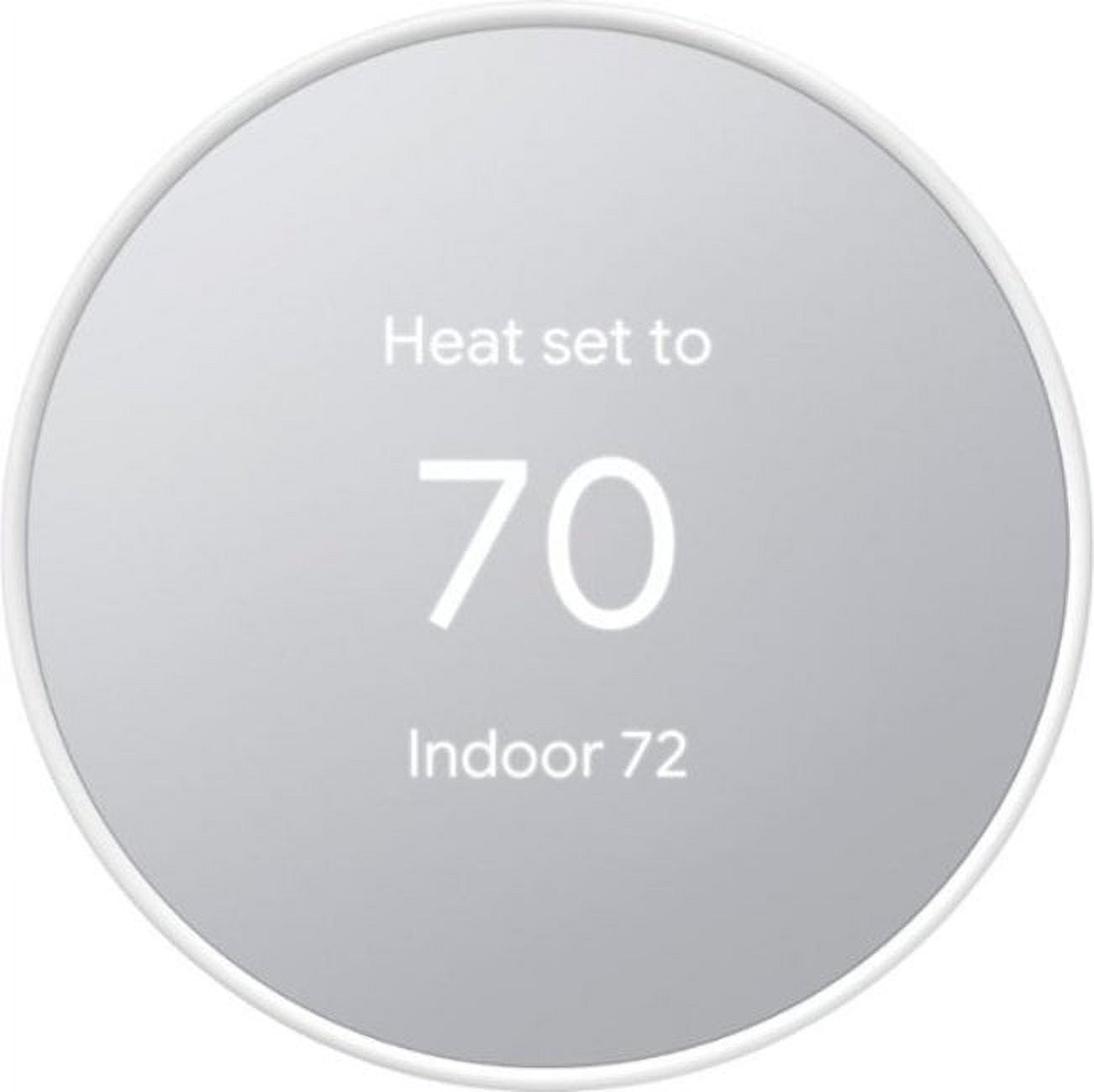 Google Nest Snow Programmable Smart Thermostat