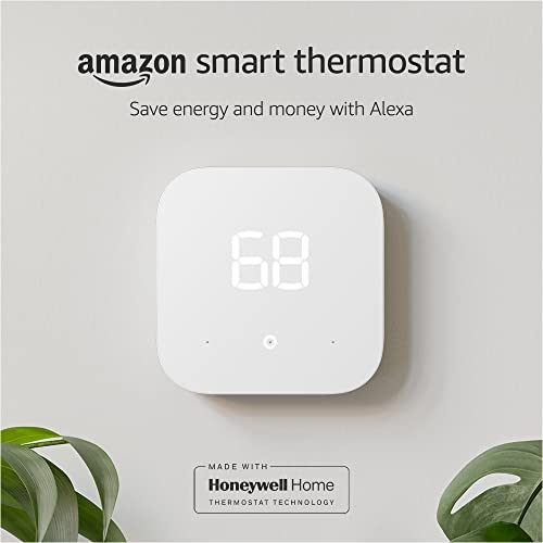 Amazon Smart Thermostat - ENERGY STAR, Alexa Compatible