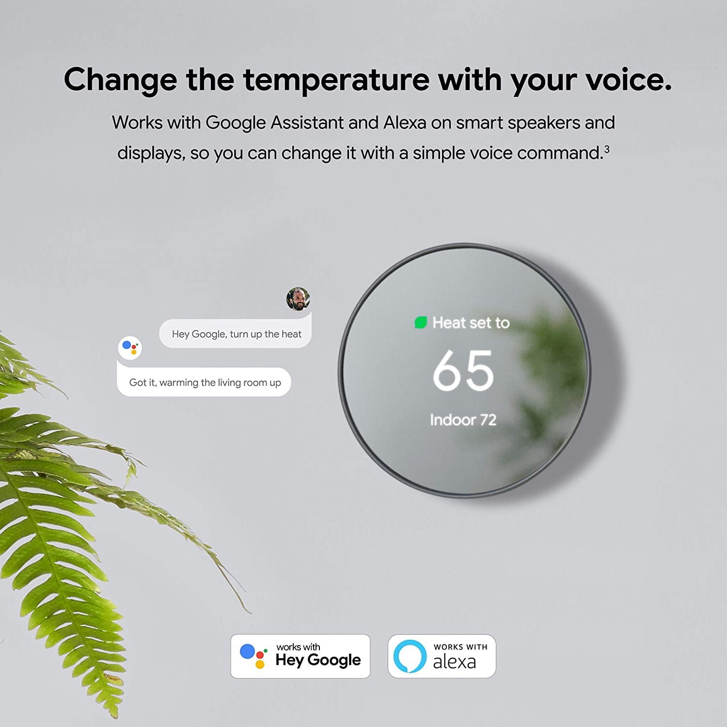 Google Nest Snow Programmable Smart Thermostat