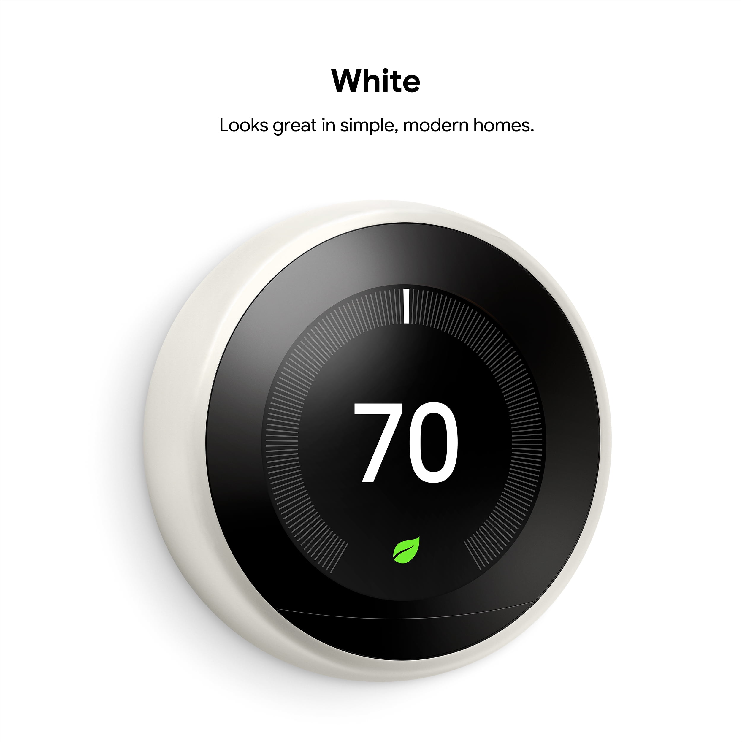 Nest Learning Thermostat 3rd Gen - White