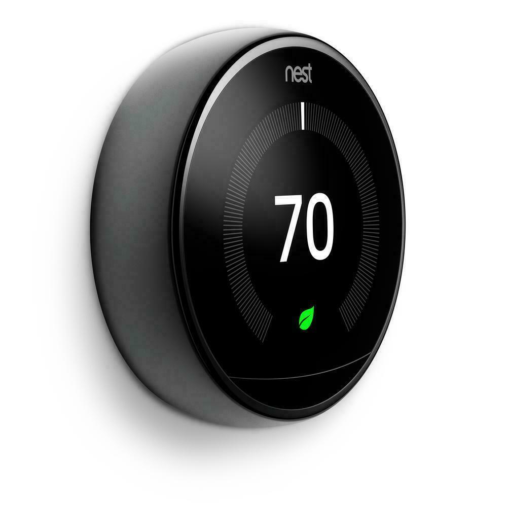 Nest Learning Thermostat 3rd Gen - Mirror Black
