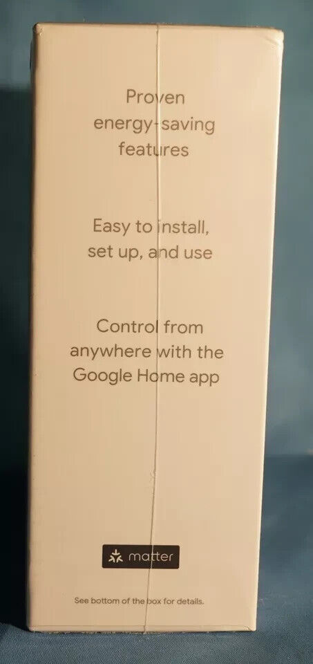 Google Nest Snow Smart Programmable Thermostat w/ WiFi