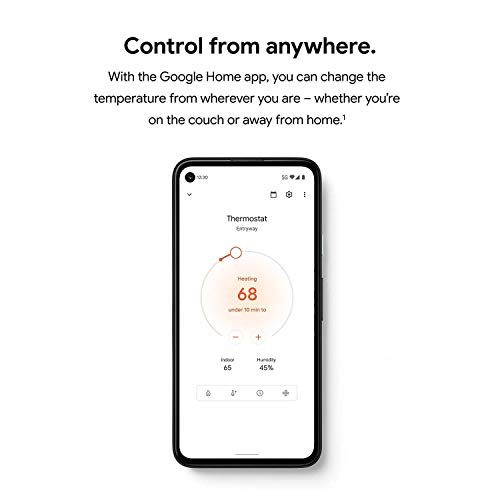 Google Nest Smart Thermostat Bundle with Trim Kit