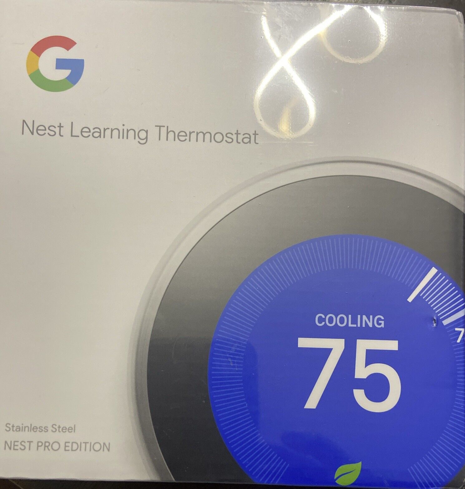 Google Nest 3rd Gen Smart Learning Thermostat - Black