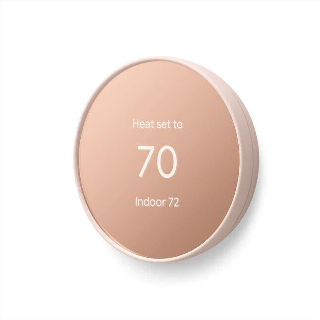 Google Nest WiFi Smart Thermostat - Sand/Rose