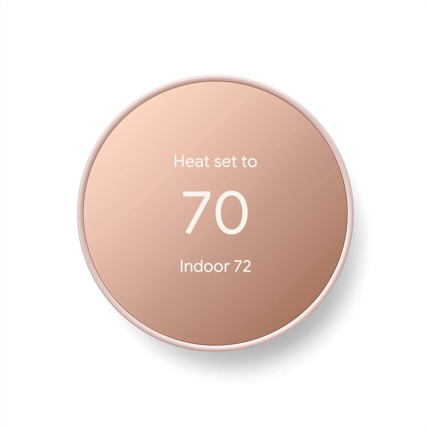 Google Nest WiFi Smart Thermostat - Sand/Rose