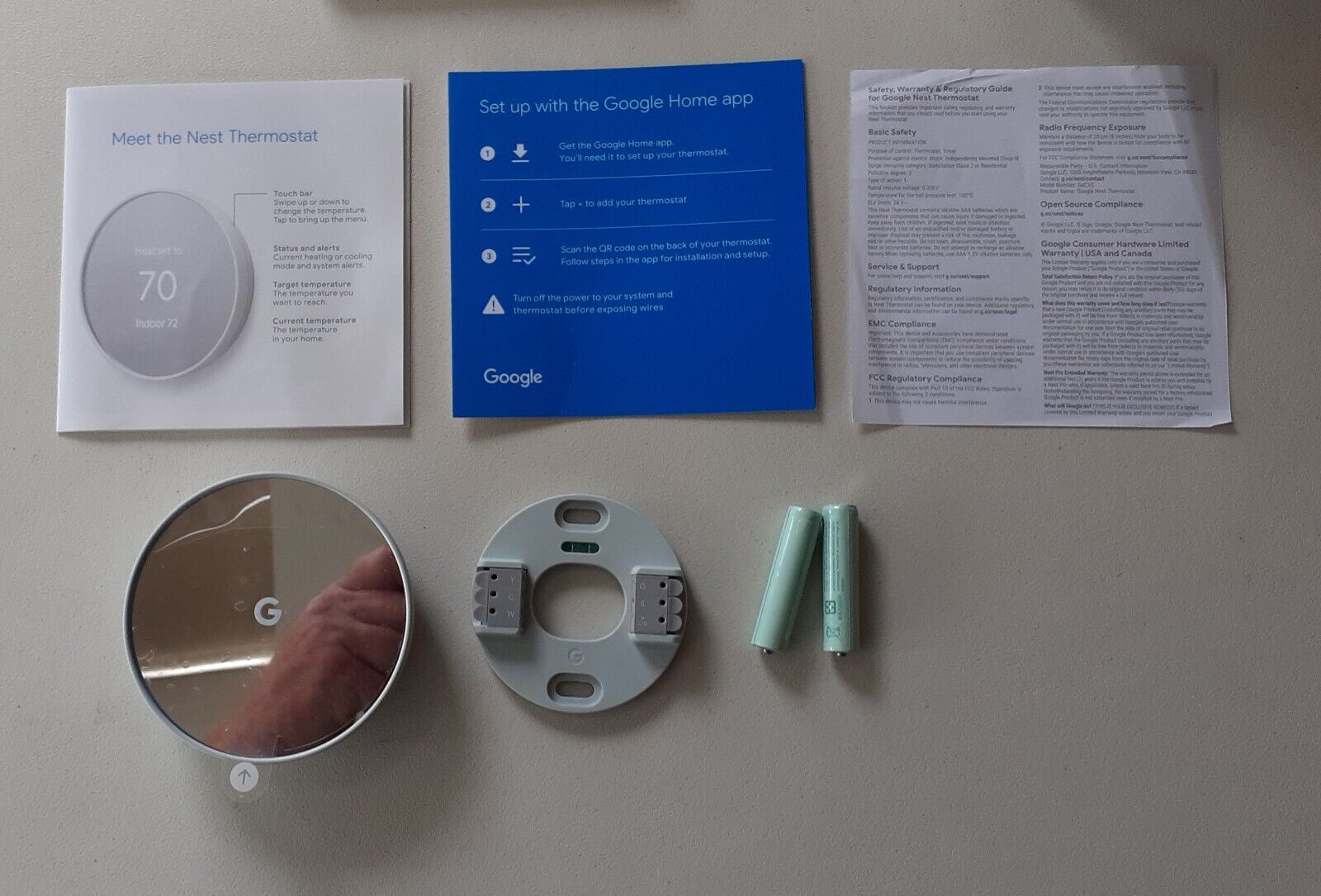 Google Nest G4CVZ Smart WiFi Thermostat