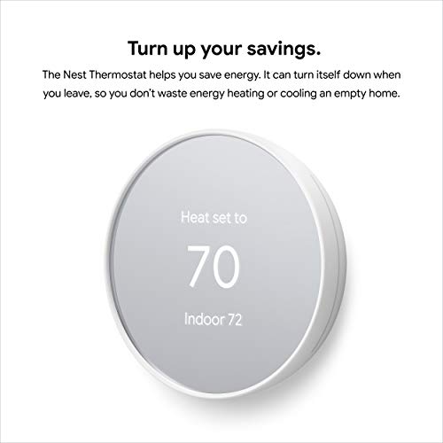 Google Nest Smart WiFi Thermostat - Snow