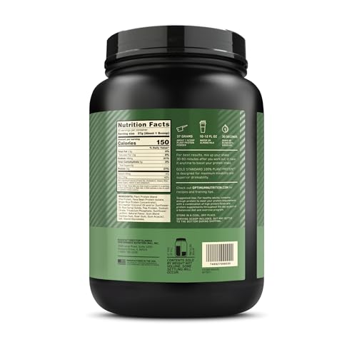 Plant-Based Protein Powder - Creamy Vanilla, 20 Servings