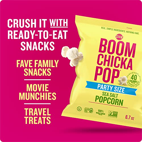 Angie's BOOMCHICKAPOP Sea Salt Gluten-Free Popcorn