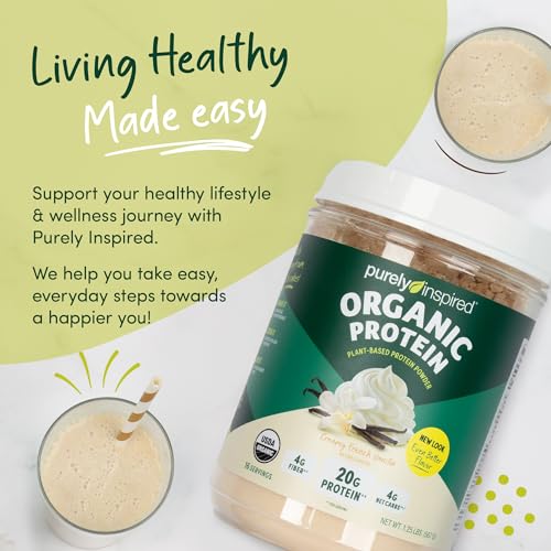 Creamy French Vanilla Plant-Based Protein Powder 16 Servings