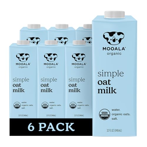 Mooala Organic Dairy-Free Oat Milk, 6 Pack