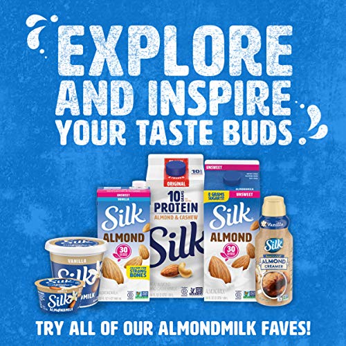 Silk Unsweetened Vanilla Almond Milk - 1 Quart Pack