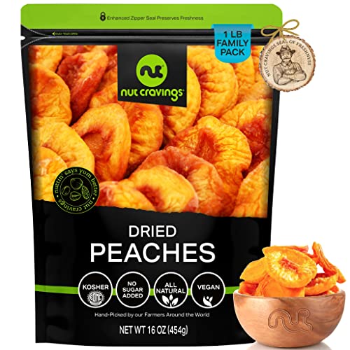 California Sun-Dried Peaches - No Sugar Added