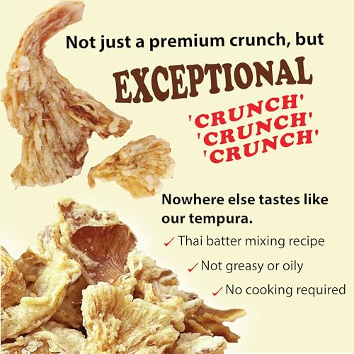 Thai Style Tempura Oyster Mushroom Chips - 4 Pack