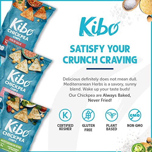 Kibo Chickpea Chips - High Protein, Flavor Variety