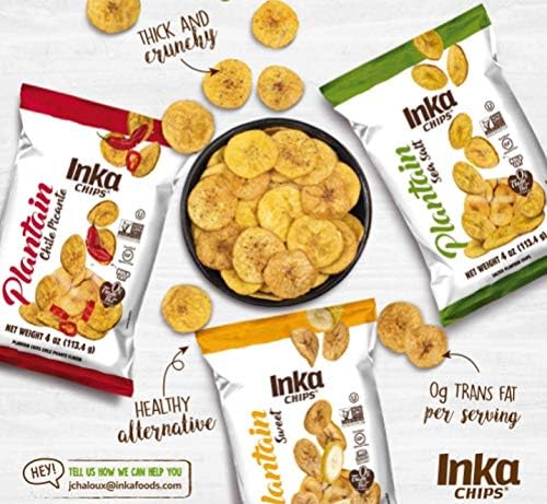 Inka Crops Sea Salt Plantain Chips - 12 Pack