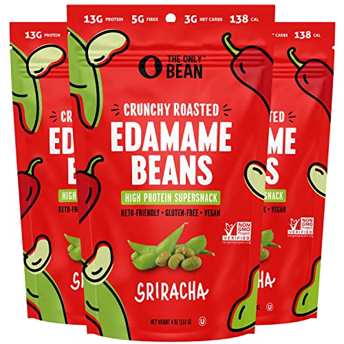 Sriracha Crunchy Roasted Edamame Protein Snack 3-Pack