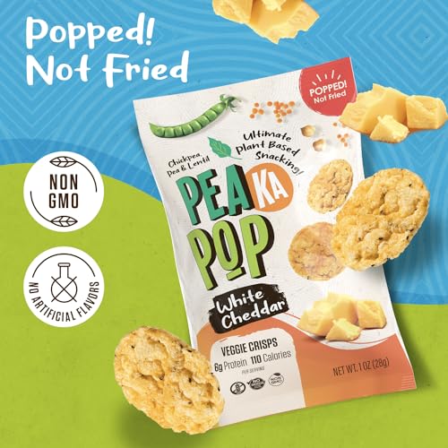PeaKaPop Healthy Veggie Chips Variety Pack