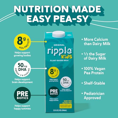Ripple Non-Dairy Vegan Milk with Pea Protein