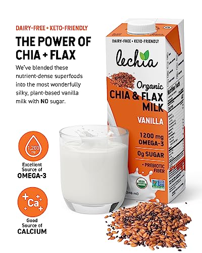 Lechia Chia Flax Vanilla Non-Dairy Milk Pack