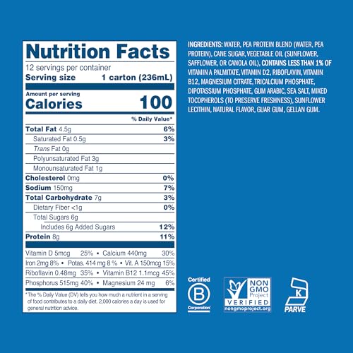 Ripple Original Non-Dairy Milk - Vegan Protein Pack