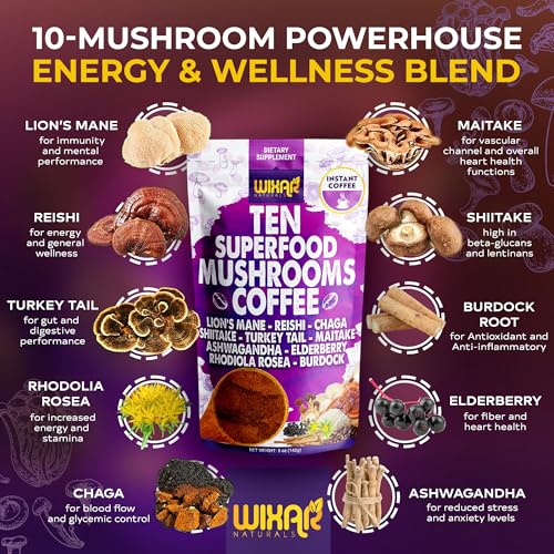WIXAR Superfood Mushroom Coffee Blend - 5oz