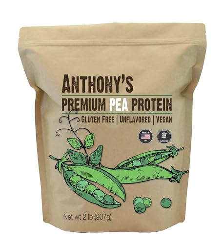 Anthony's Premium Unflavored Pea Protein, 2 lb