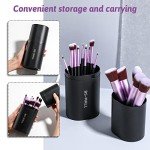 14-Piece Purple Synthetic Makeup Brush Set