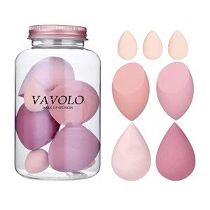 7-Pack Colorful Makeup Sponges for Flawless Blending