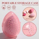 18-Piece Premium Synthetic Makeup Brush Set (Pink)