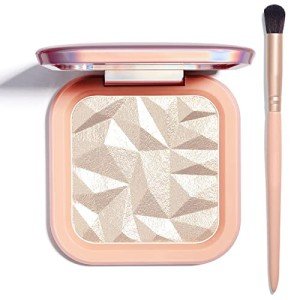 Champagne Gold Highlighter Makeup Palette for Radiance