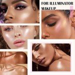 Champagne Gold Highlighter Makeup Palette for Radiance