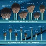 14-Piece Premium Synthetic Makeup Brush Set