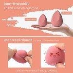 COSTICA Multi-Colored Makeup Sponge Set - 4pcs