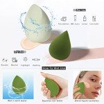 5-Piece Makeup Sponge Set with Holder - Flawless Blender