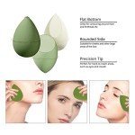 5-Piece Makeup Sponge Set with Holder - Flawless Blender