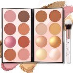 16-Color Blush & Highlighter Makeup Palette