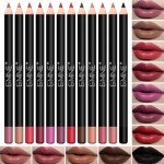 IS'MINE 12-Color Matte Lip Liner Set