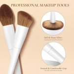 20-Piece Makeup Brush Set with Case