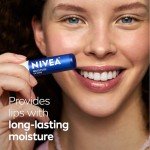 NIVEA Hydrating Lip Balm with Shea Butter, 4-Pack