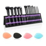 Daxstar 15-Piece Makeup Brush Set with Case