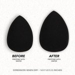 ForPro Professional Vegan Makeup Sponge Blender - Black