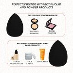 ForPro Professional Vegan Makeup Sponge Blender - Black