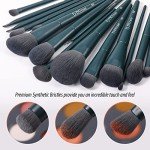 17-Piece DUcare Makeup Brush Set with Sponge