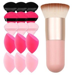 16-Piece Makeup Brush Set with Blending Tools